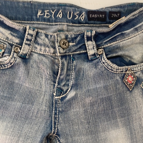 KEYA Aztec Jeans easy fit Size 29 - Picture 4 of 5